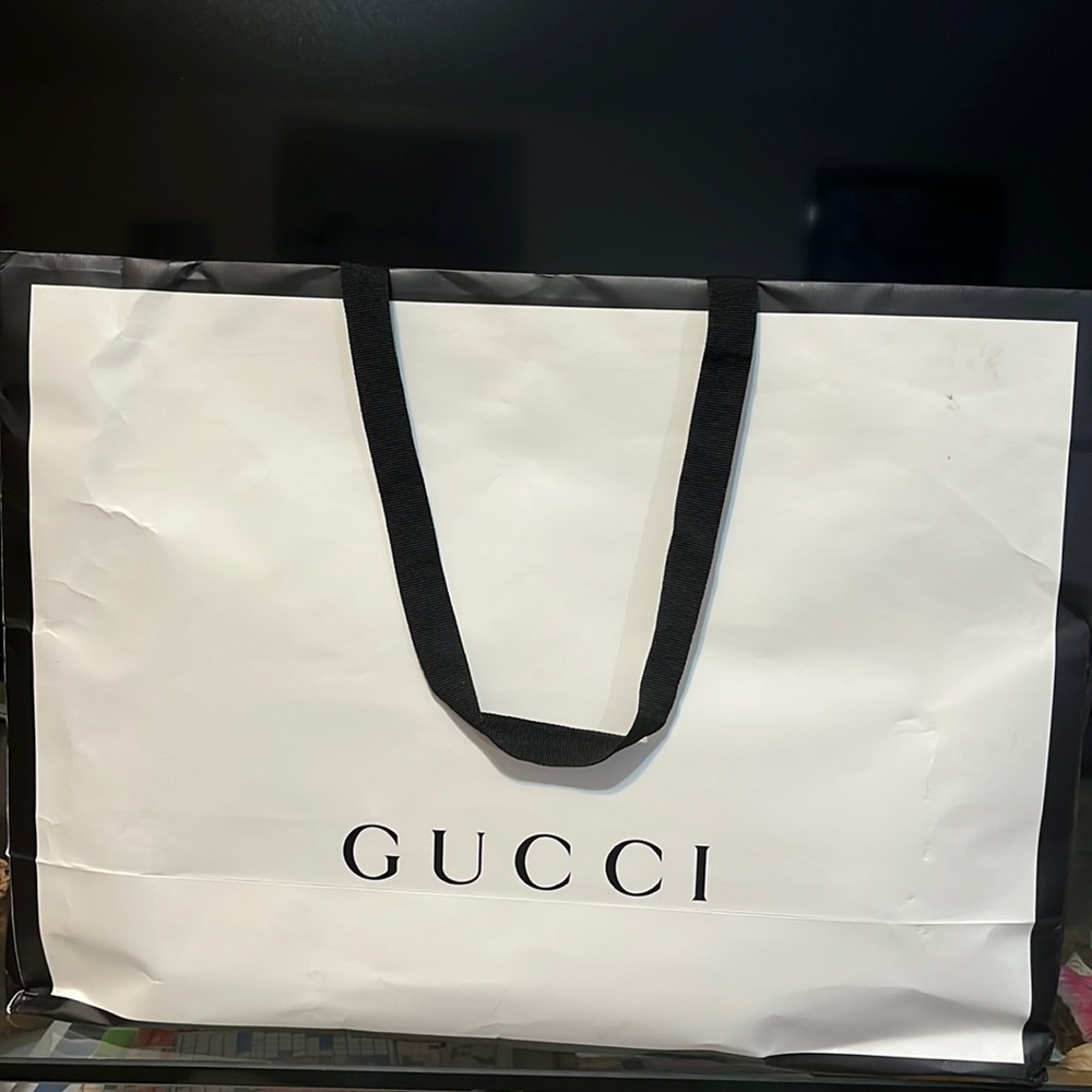 Gucci shopping bags large size